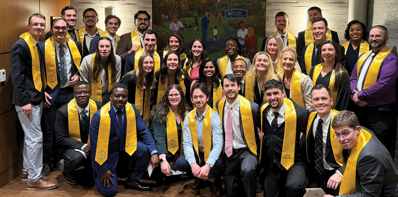 Group of Neumann University&rsquo;s DPT graduates